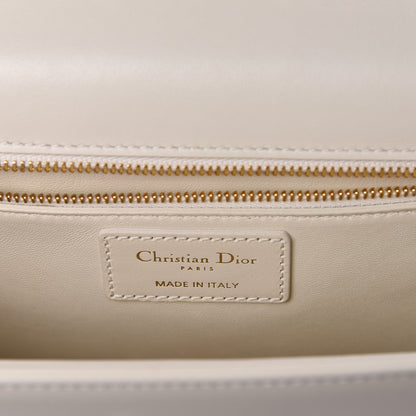 Christian Dior Calfskin 30 Montaigne Flap Bag White 6 of 15