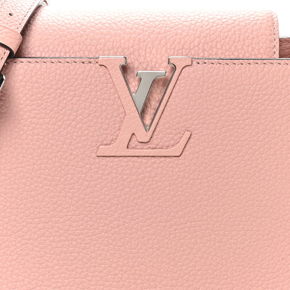 Louis Vuitton Taurillon Capucines PM Magnolia 7 of 9