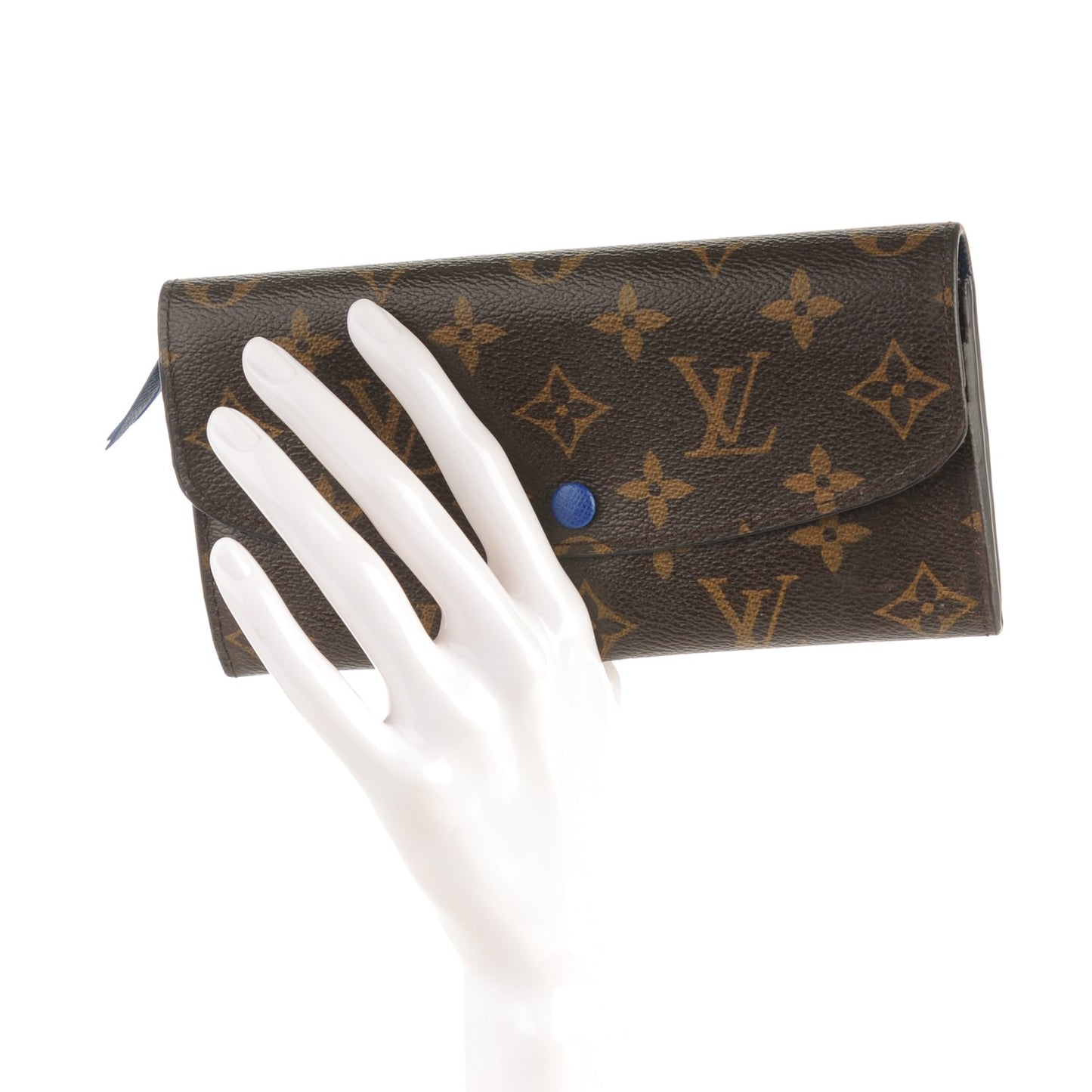 Monogram Emilie Wallet Blue