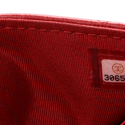 Chanel Shiny Lambskin Quilted Extra Mini Flap Red 7 of 10