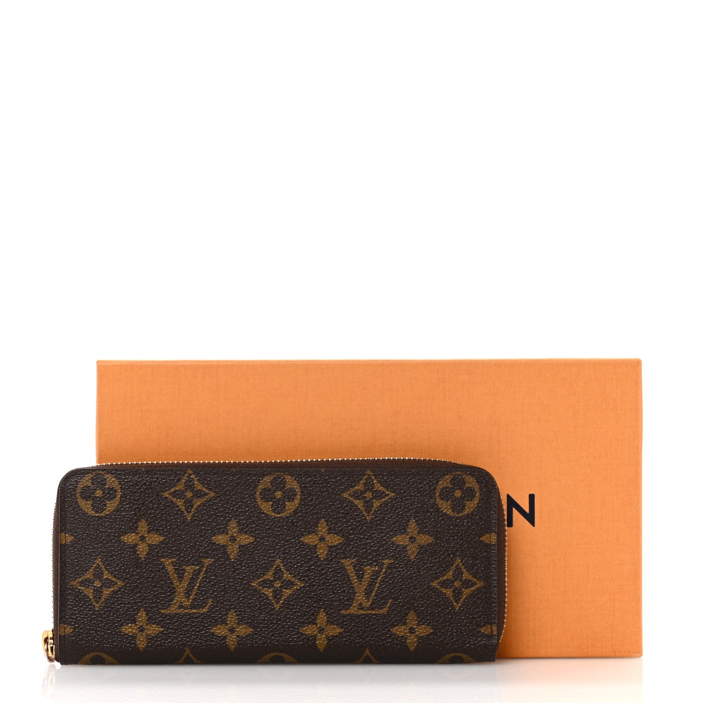 Monogram Clemence Wallet Rose Ballerine