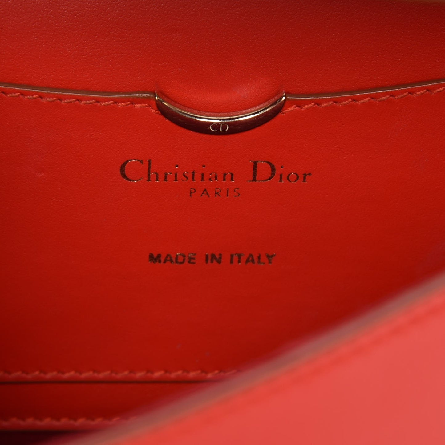 Calfskin Diorever Squad Flap