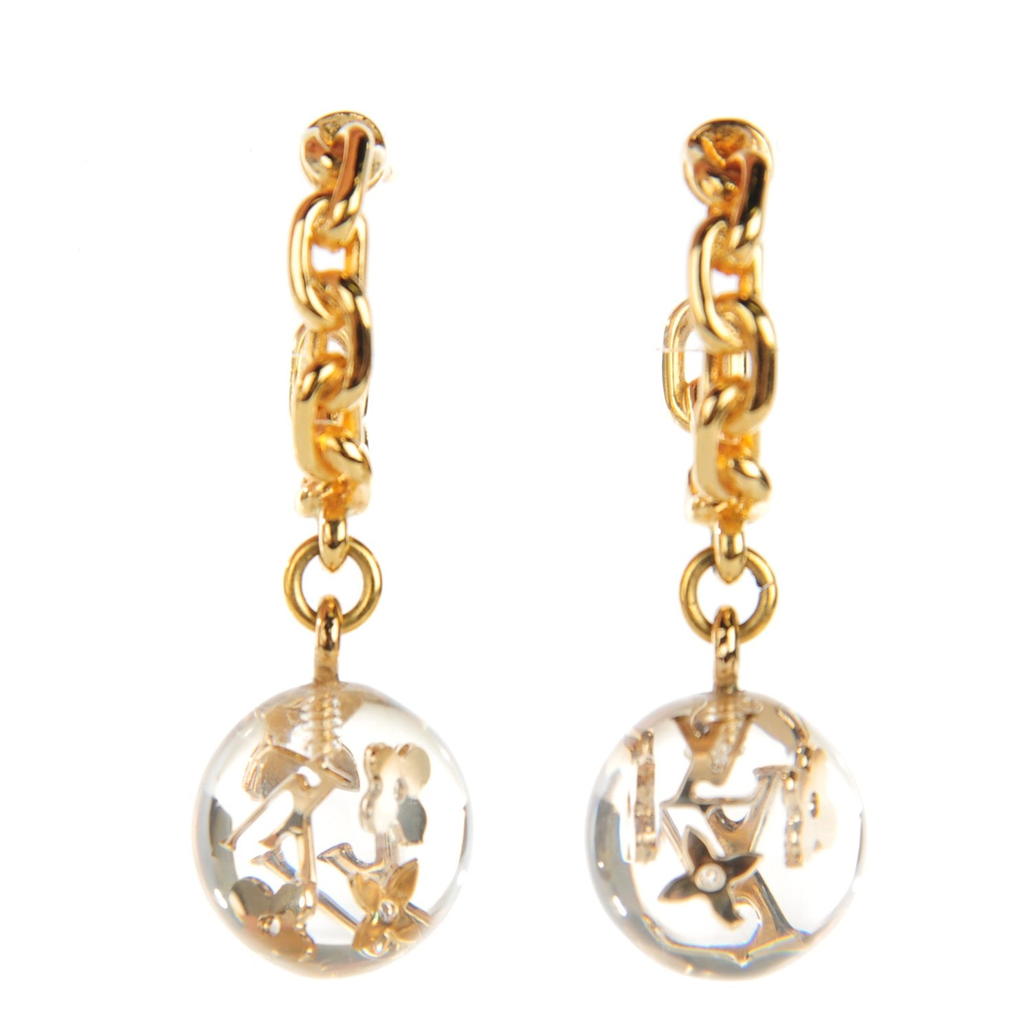 Louis Vuitton Bubbles Inclusion Earrings 1 of 3
