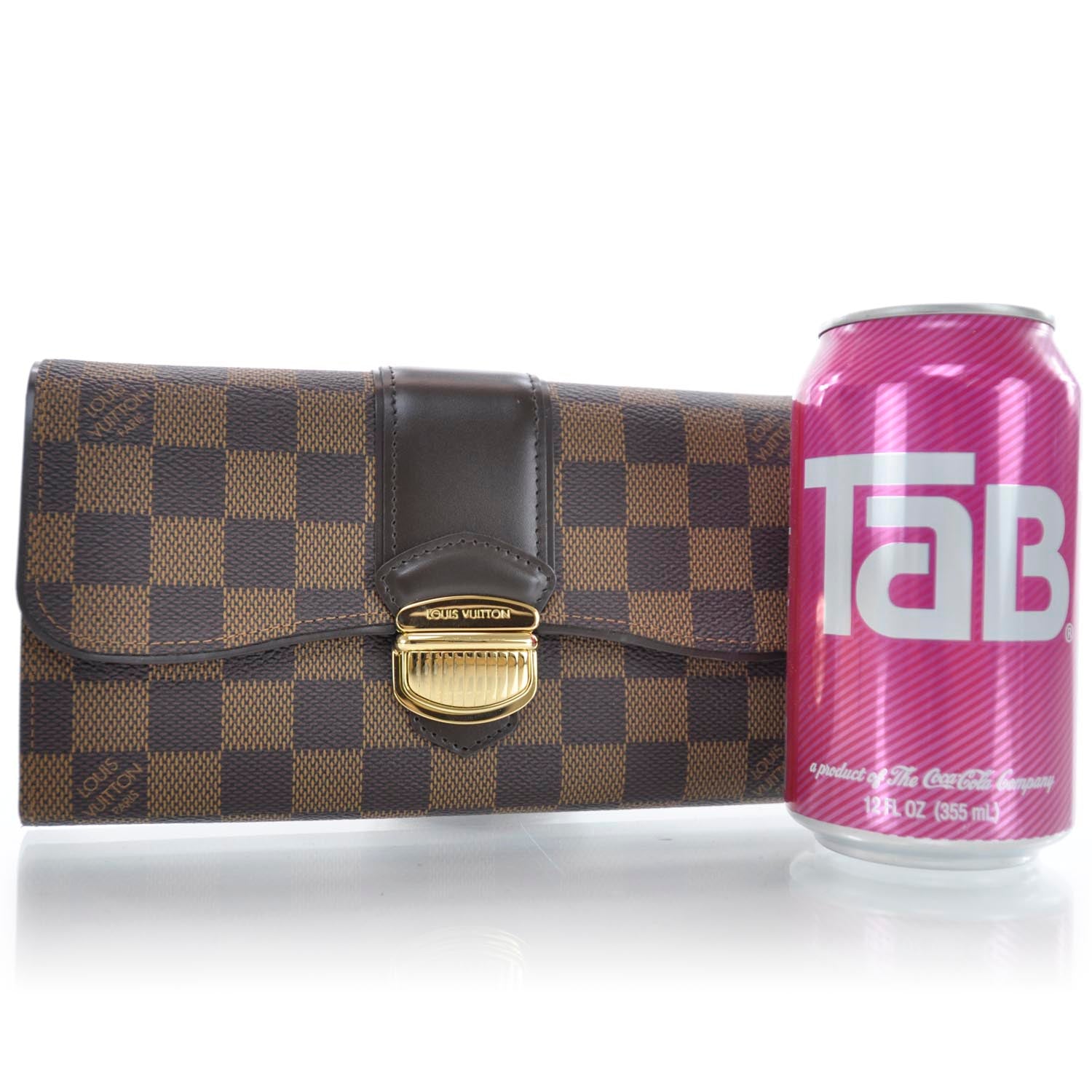 Louis Vuitton Damier Ebene Sistina Wallet 2 of 8