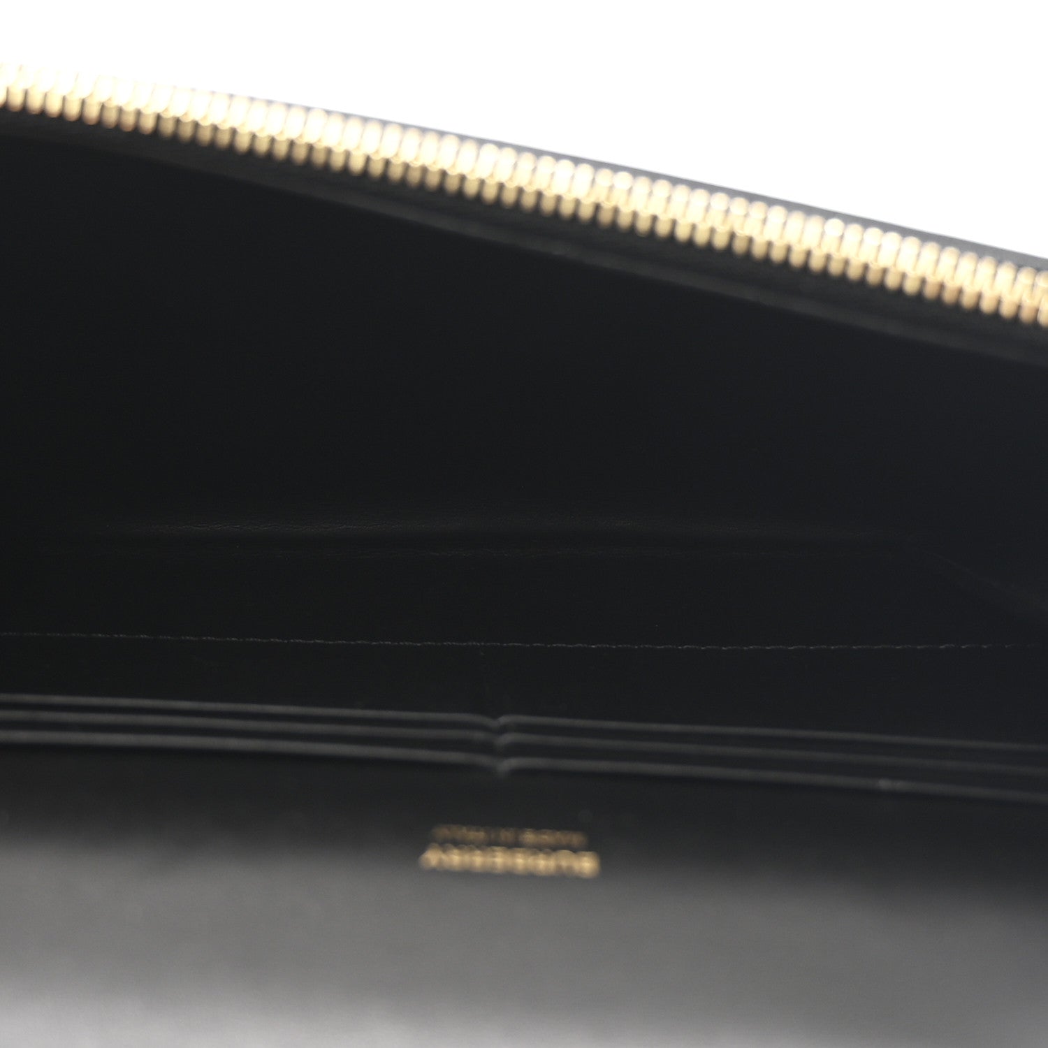 Burberry Calfskin Monogram TB Mini Flat Crossbody Bag Black 5 of 9