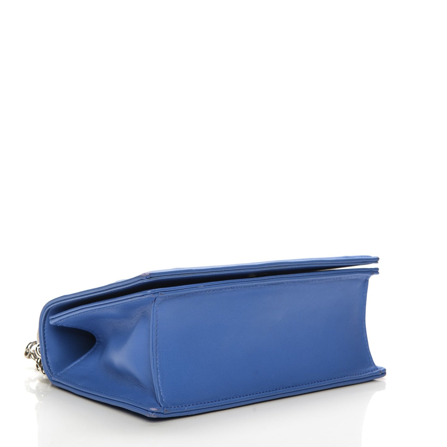 Lambskin Medium Diorama Flap Bag Blue