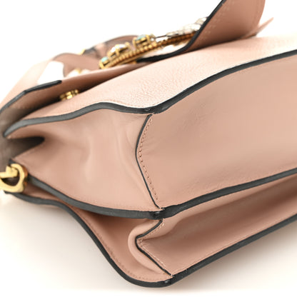 Miu Miu Goatskin Madras Soft Calfskin Crystal Embellished Top Handle Bag Mughetto 8 of 11