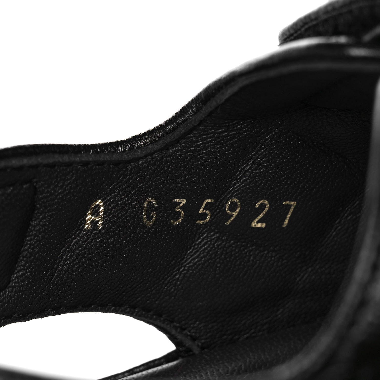 Chanel Grained Calfskin Velcro Dad Sandals 37 Black 8 of 9