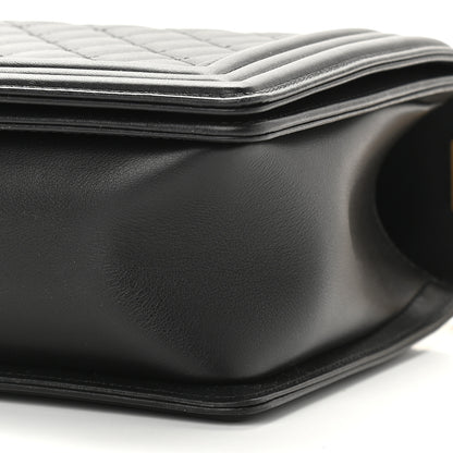 Chanel Calfskin Quilted New Medium Boy Flap Black 9 of 9