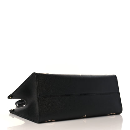 Louis Vuitton Empreinte Monogram Giant Onthego MM Black Beige 4 of 9