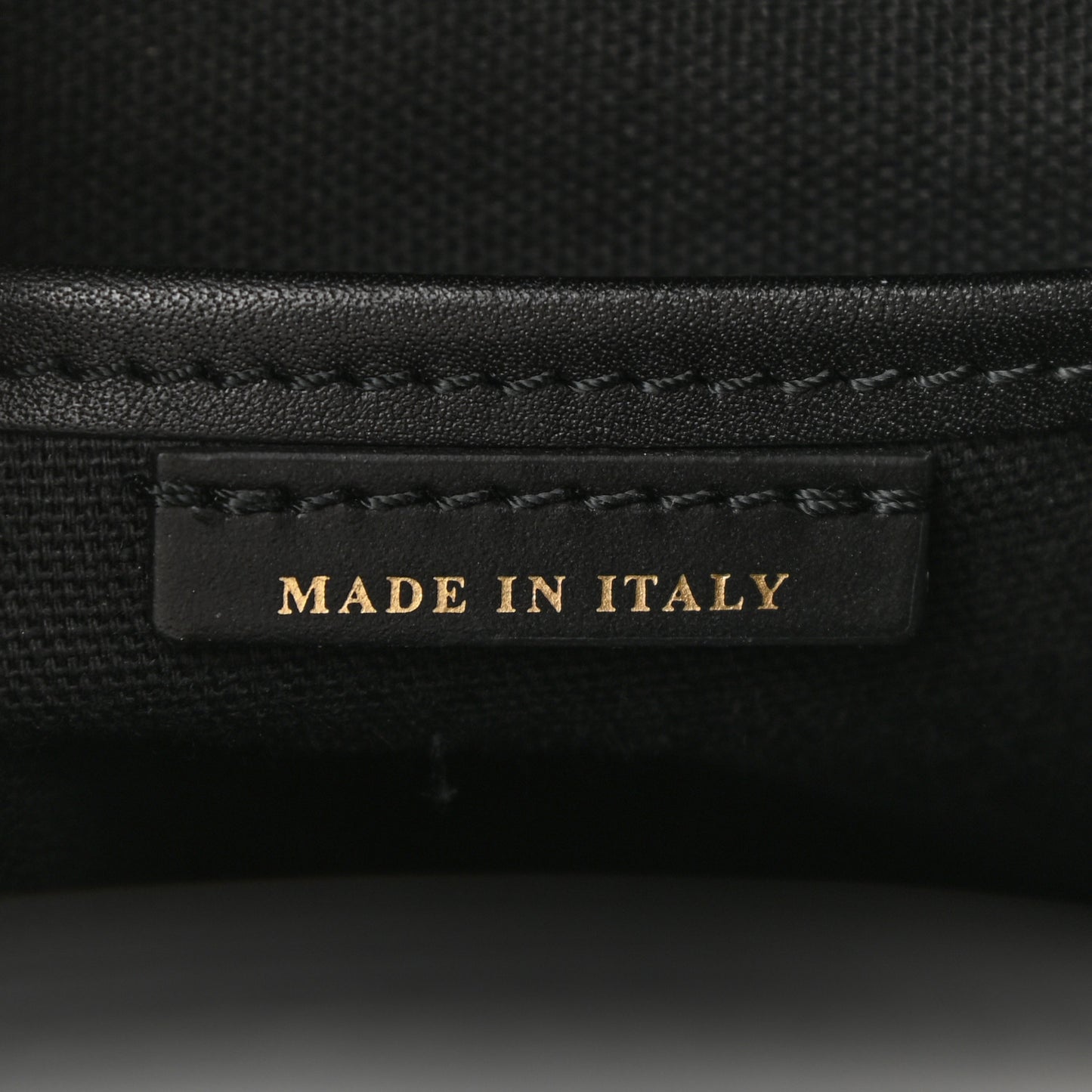 Smooth Calfskin Riveted Medium Banner Tote Black