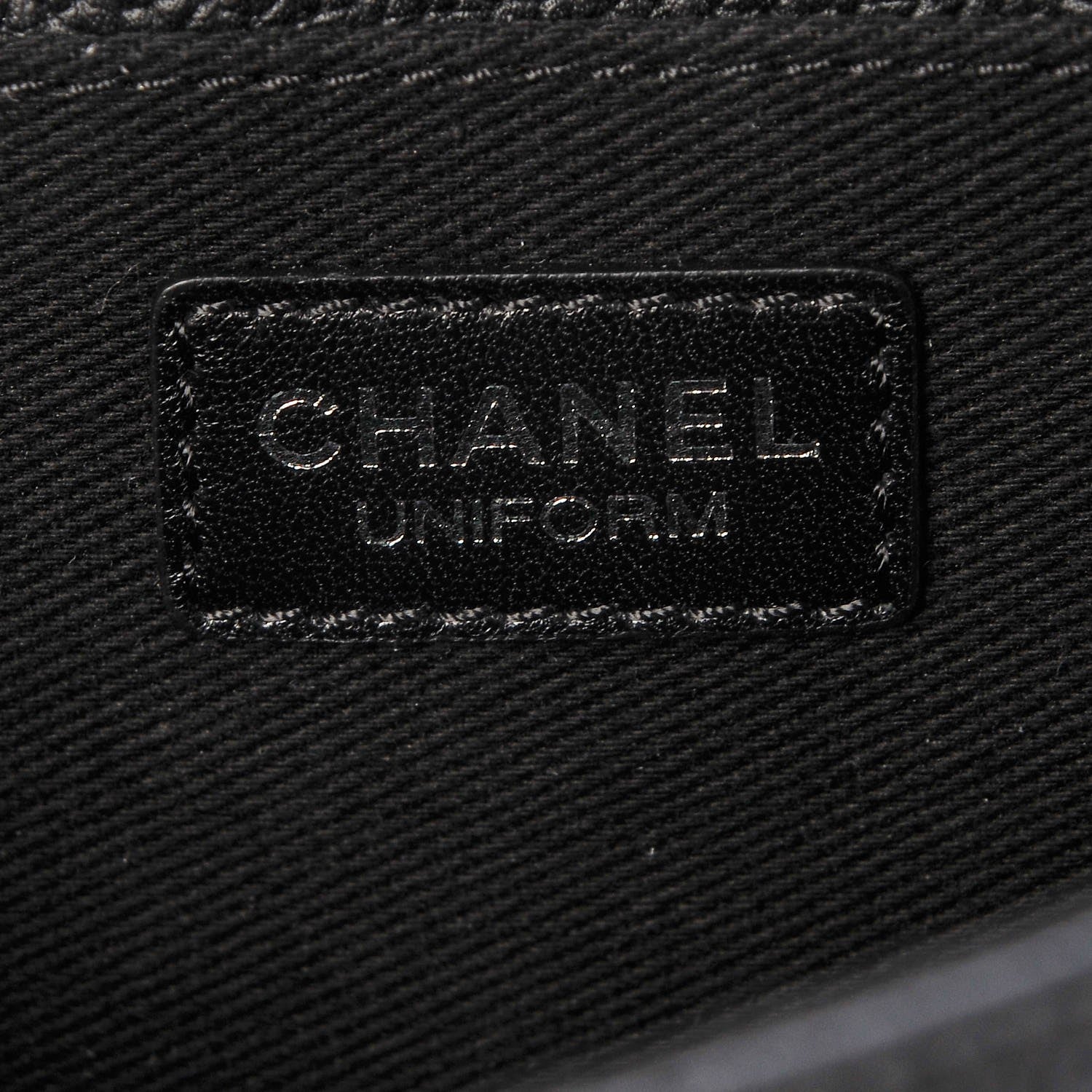 Chanel Grained Calfskin Quilted 2.55 Reissue Flap Belt Bag Clutch Black 5 of 7