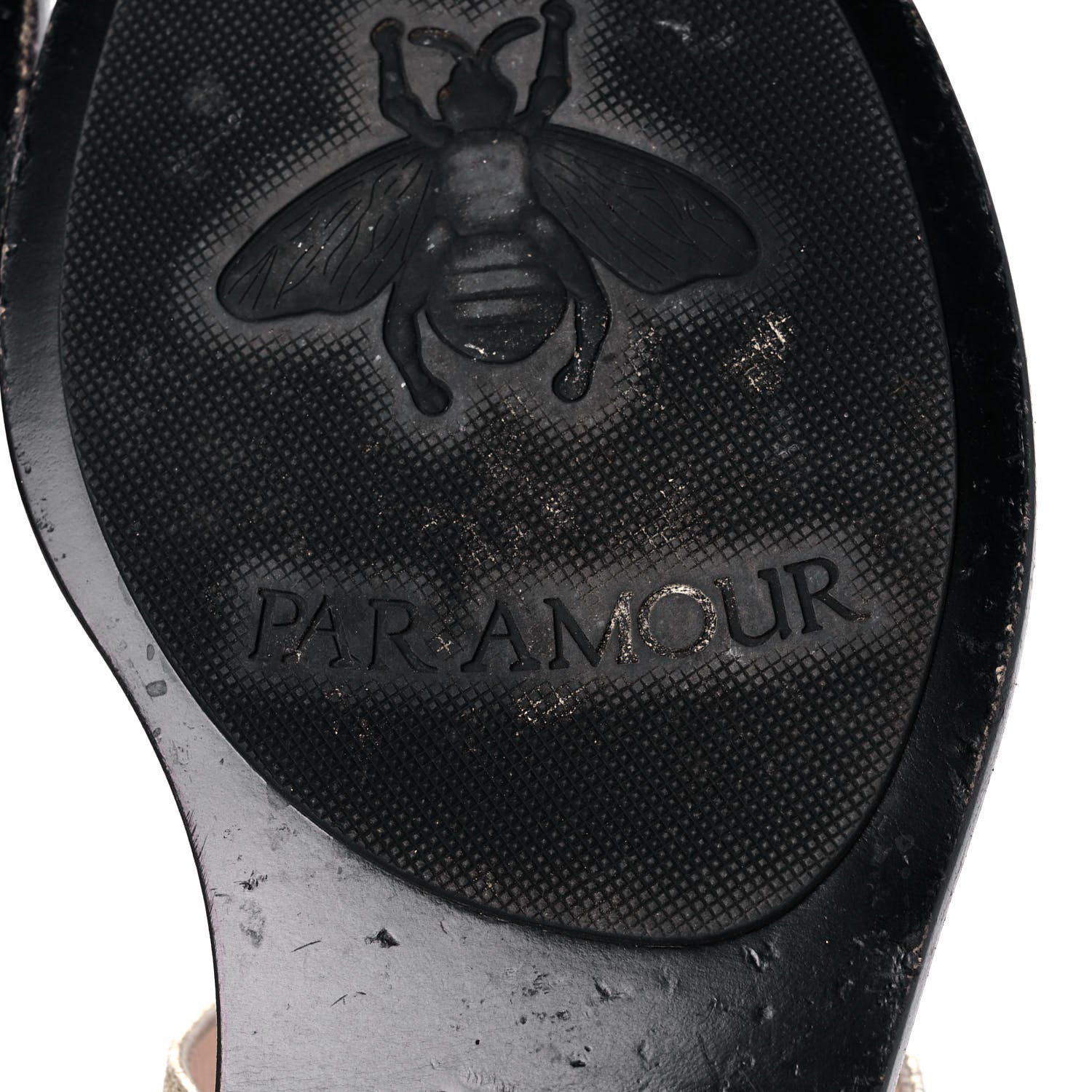 Gucci Nappa Silk Galassia GG Marmont Thong Flat Sandals 40.5 Platino 7 of 10