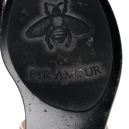 Gucci Nappa Silk Galassia GG Marmont Thong Flat Sandals 40.5 Platino 7 of 10
