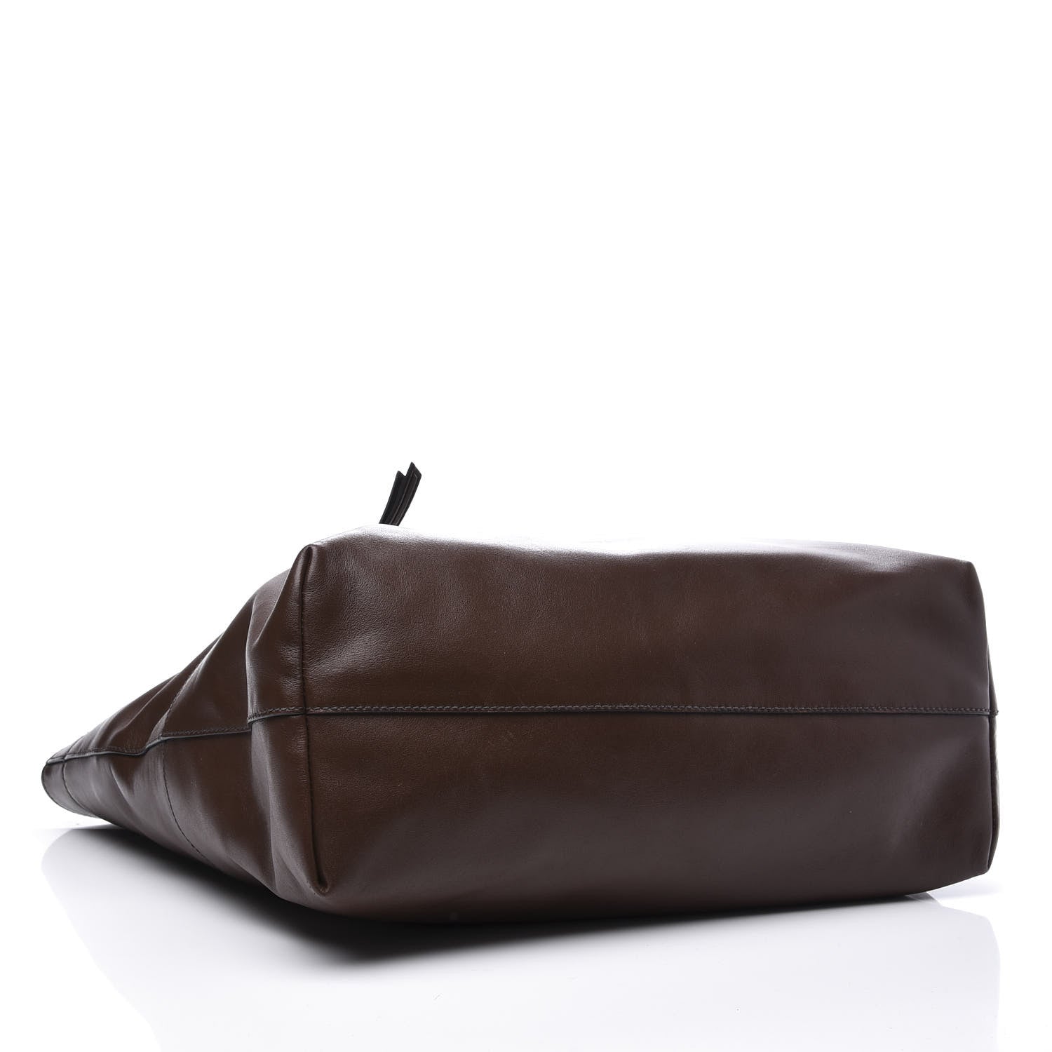 Miu Miu Vitello Soft Calfskin Shopping Tote Bruciato 3 of 10