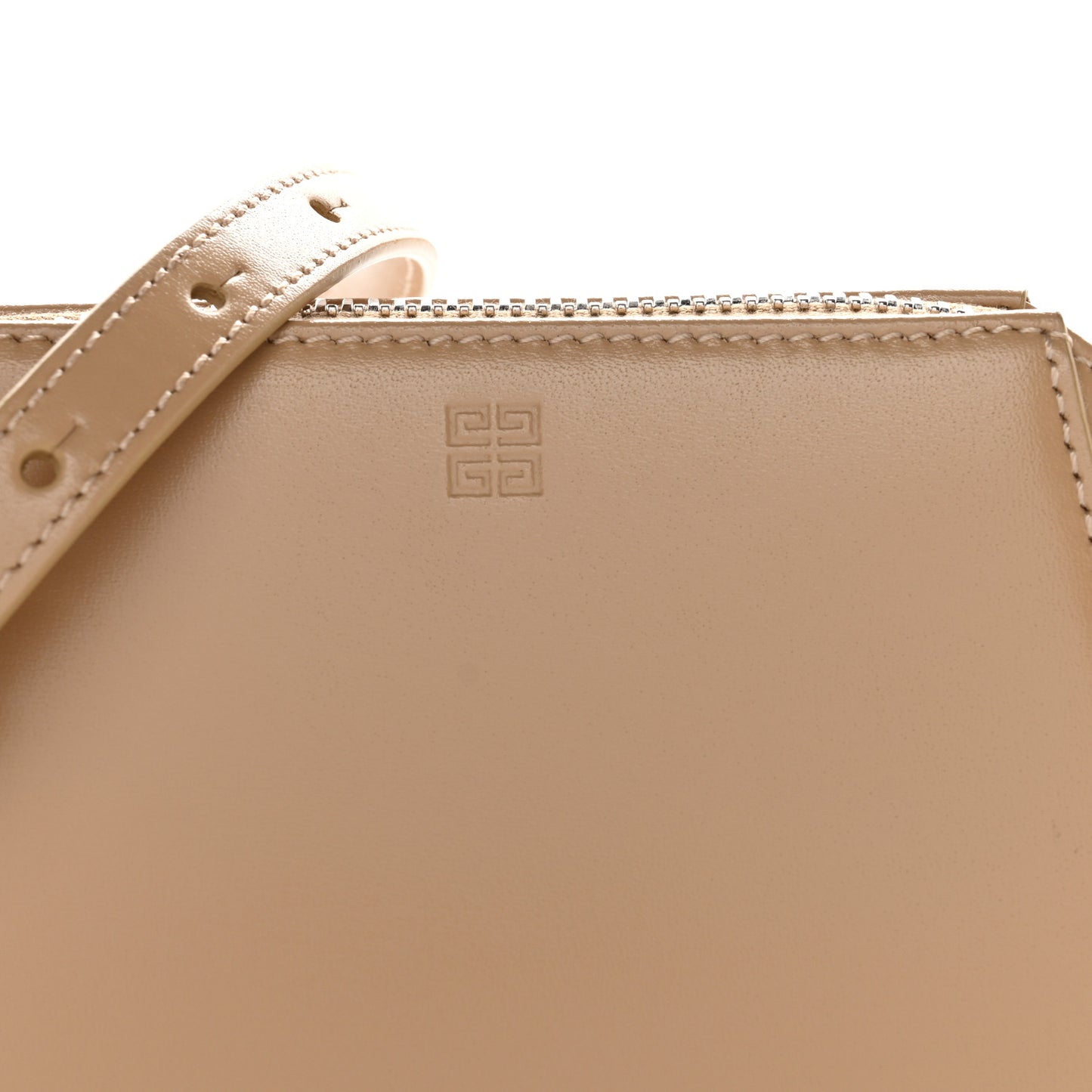 Smooth Calfskin Nano Antigona Beige Cappuccino
