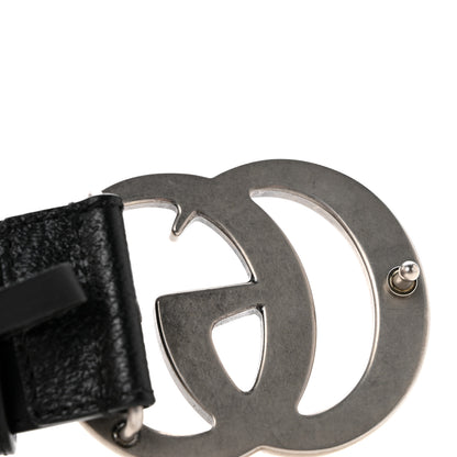 Gucci Textured Calfskin Double G 40mm Belt 95 38 Black 95 38 Black 6 of 8