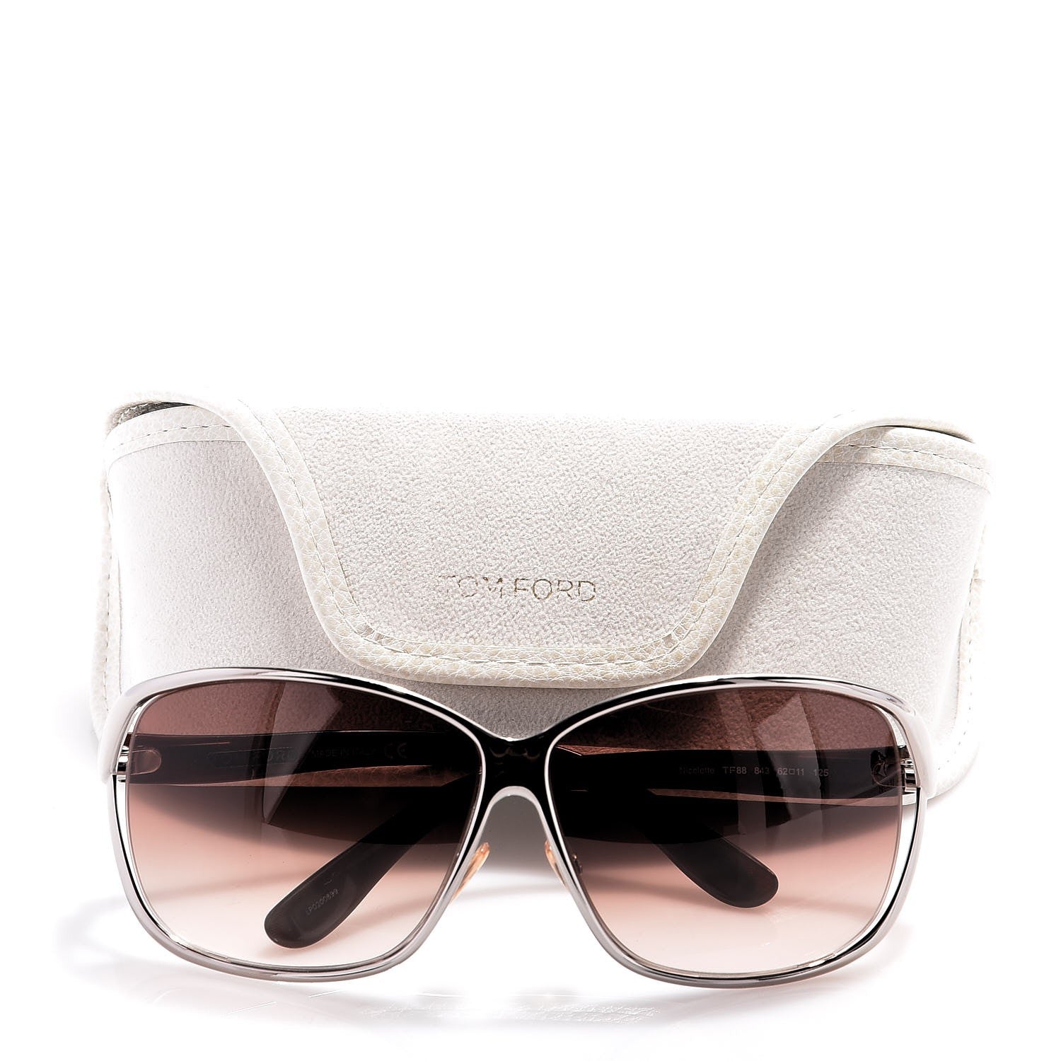 Tom Ford Nicolette Oversized Sunglasses TF88 Brown 8 of 8