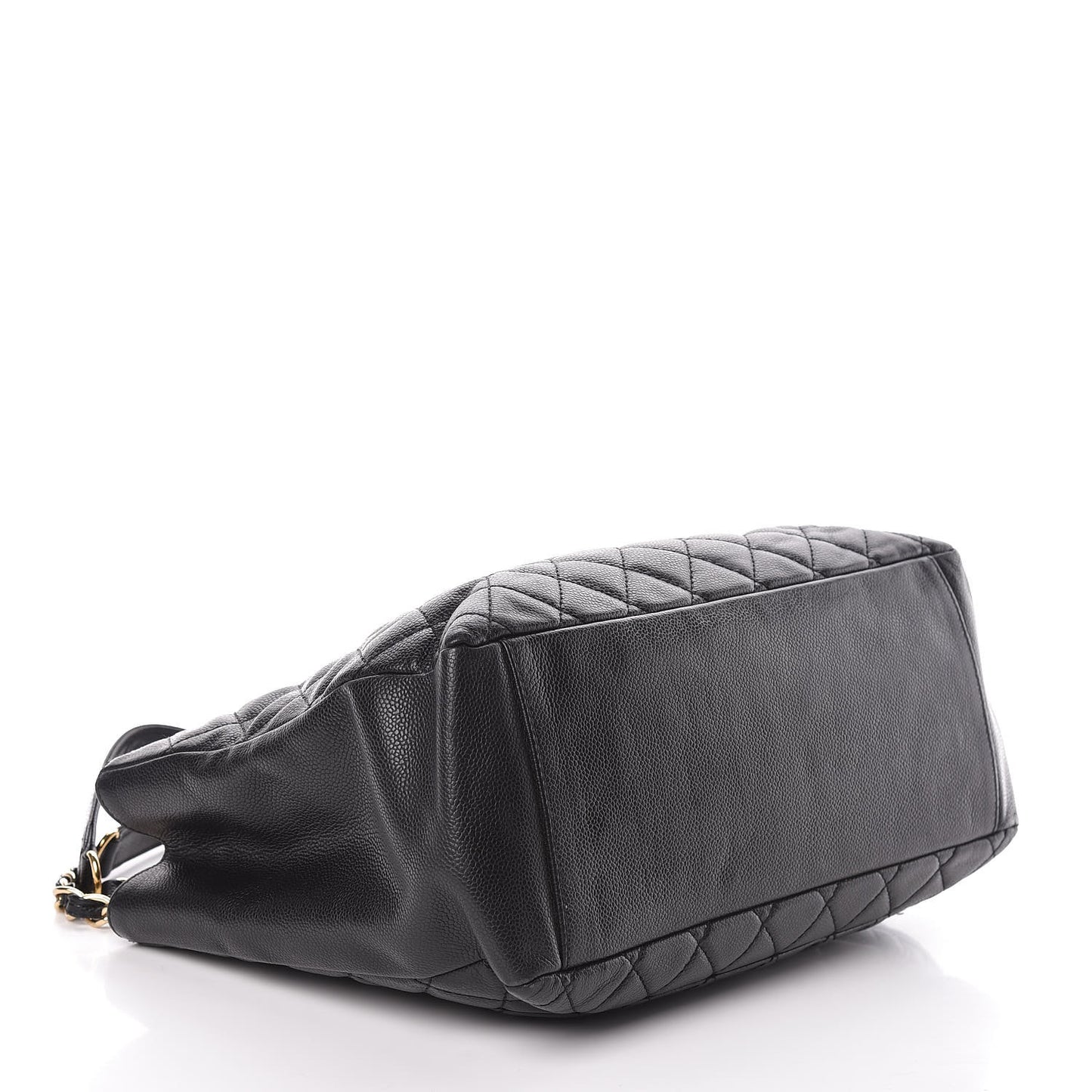 Caviar Quilted Grand Shopping Tote GST Black