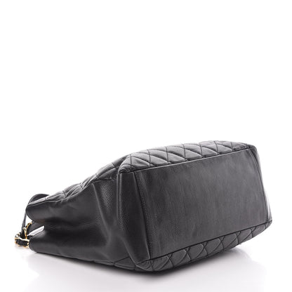 Chanel Caviar Quilted Grand Shopping Tote GST Black 4 of 11
