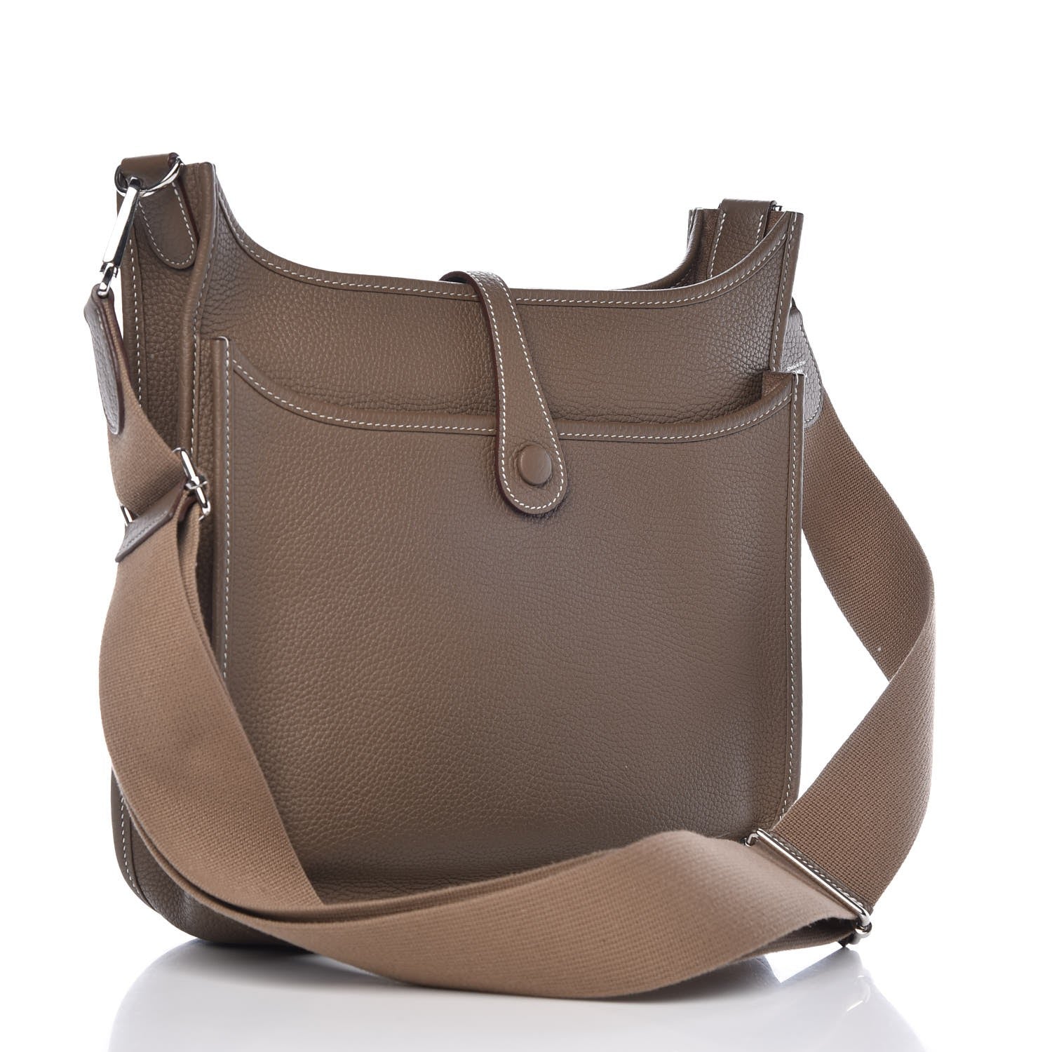 Hermes Taurillon Clemence Evelyne III PM Etoupe 3 of 8