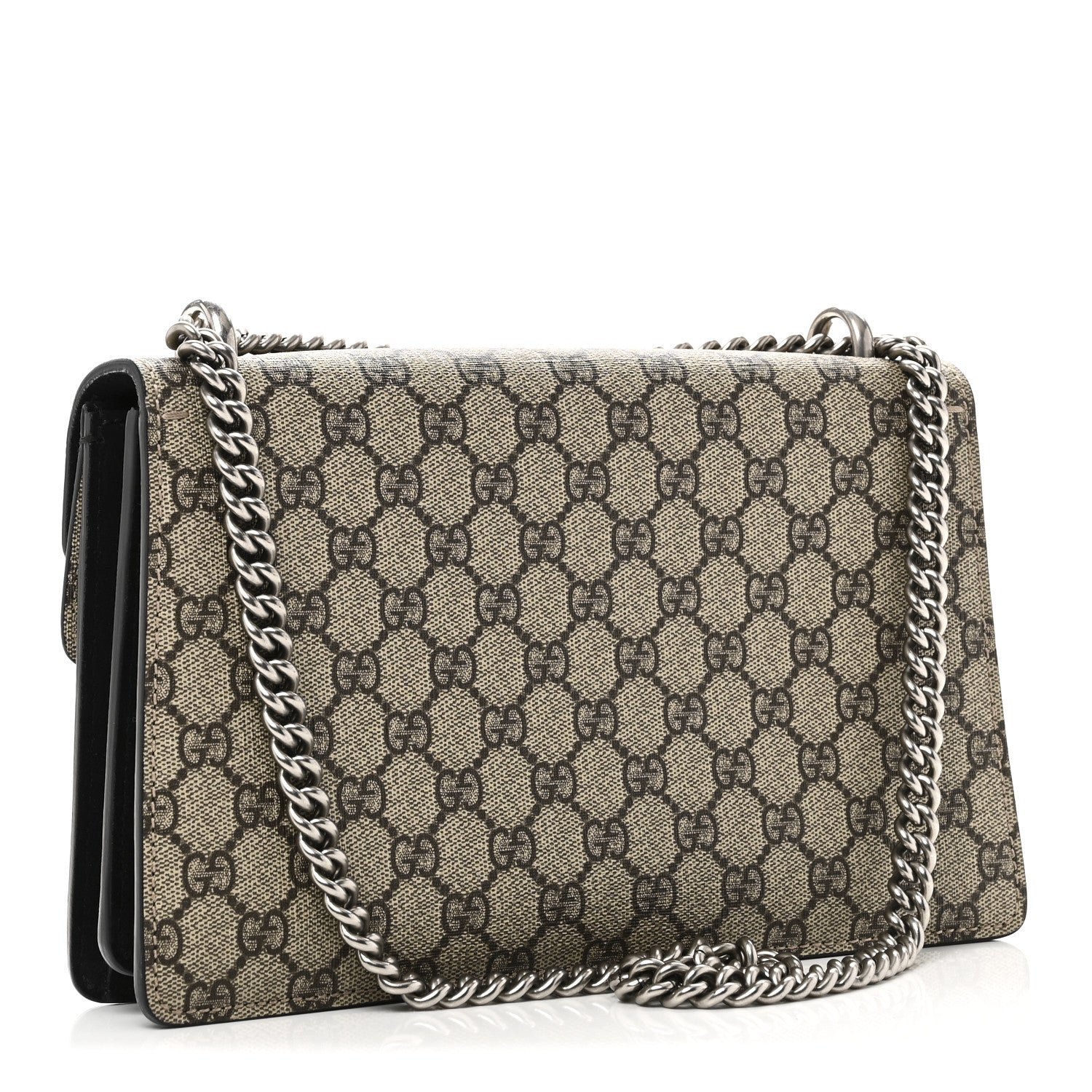Gucci GG Supreme Monogram Small Dionysus Shoulder Bag Black 3 of 10