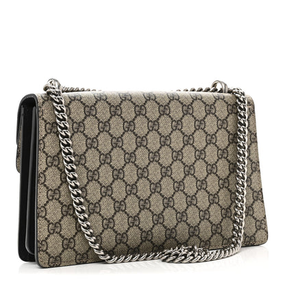 Gucci GG Supreme Monogram Small Dionysus Shoulder Bag Black 3 of 10