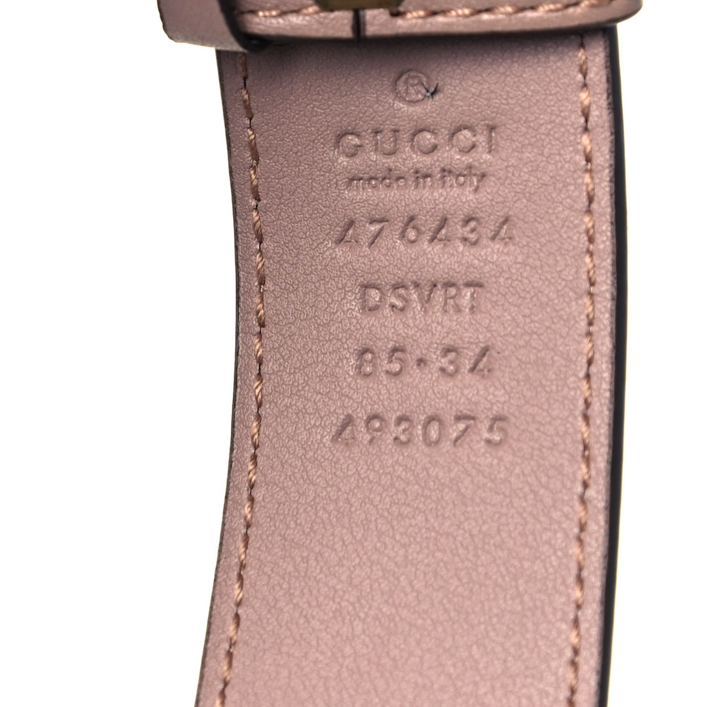 Calfskin Matelasse GG Marmont Belt Bag 85 34 Porcelain Rose