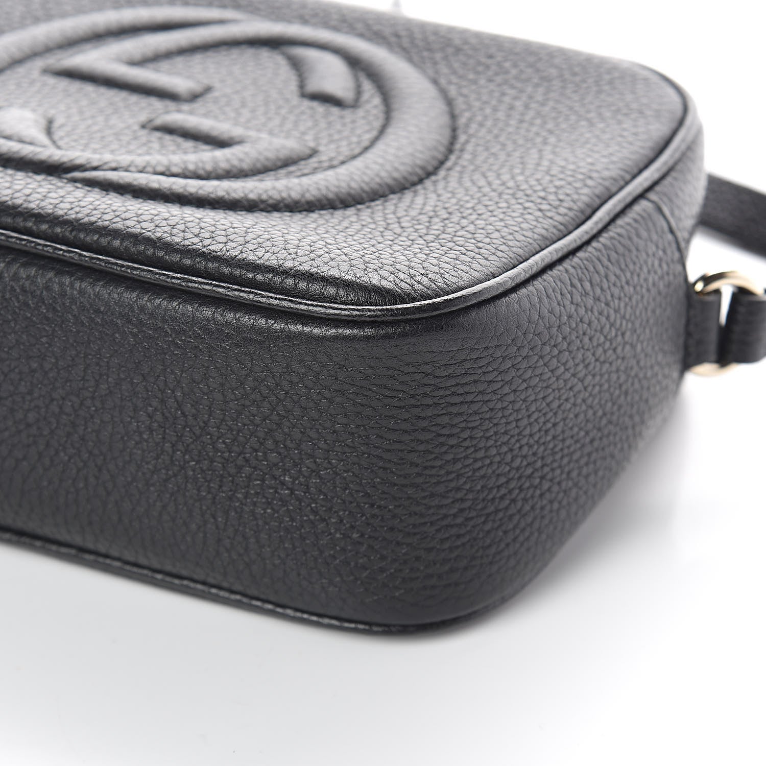Gucci Pebbled Calfskin Small Soho Disco Bag Black 9 of 9