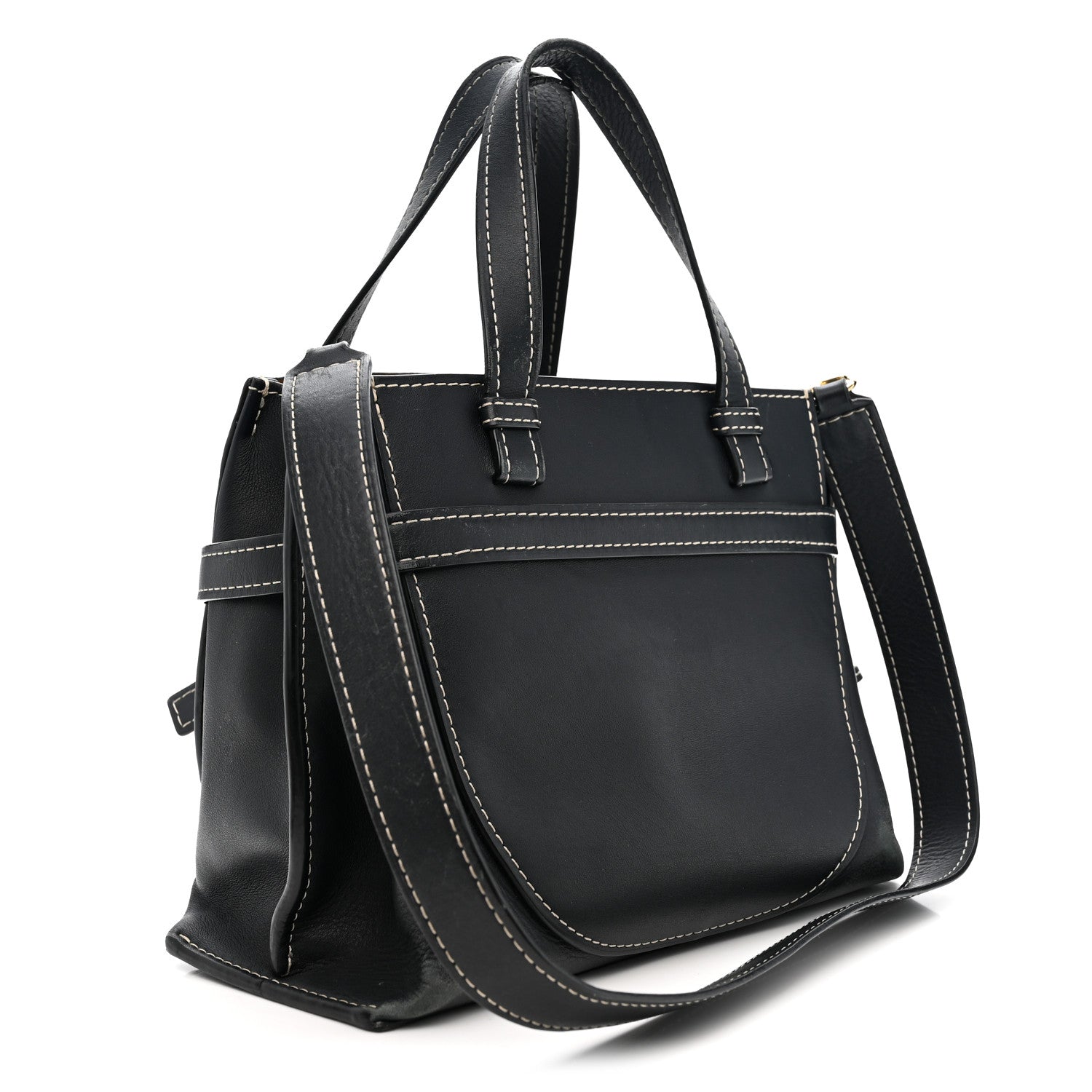 Loewe Calfskin Small Gate Tote Midnight Blue 2 of 18