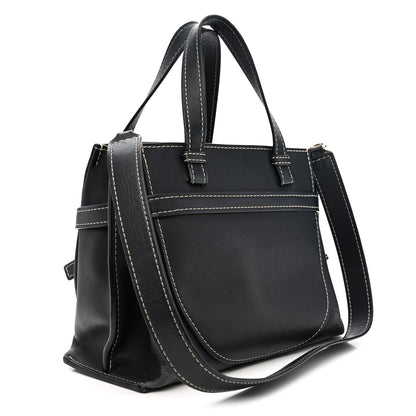 Loewe Calfskin Small Gate Tote Midnight Blue 2 of 18