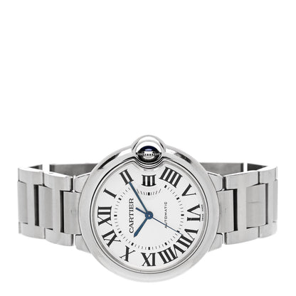 Cartier Stainless Steel 36mm Ballon Bleu De Cartier Automatic Watch 2 of 4