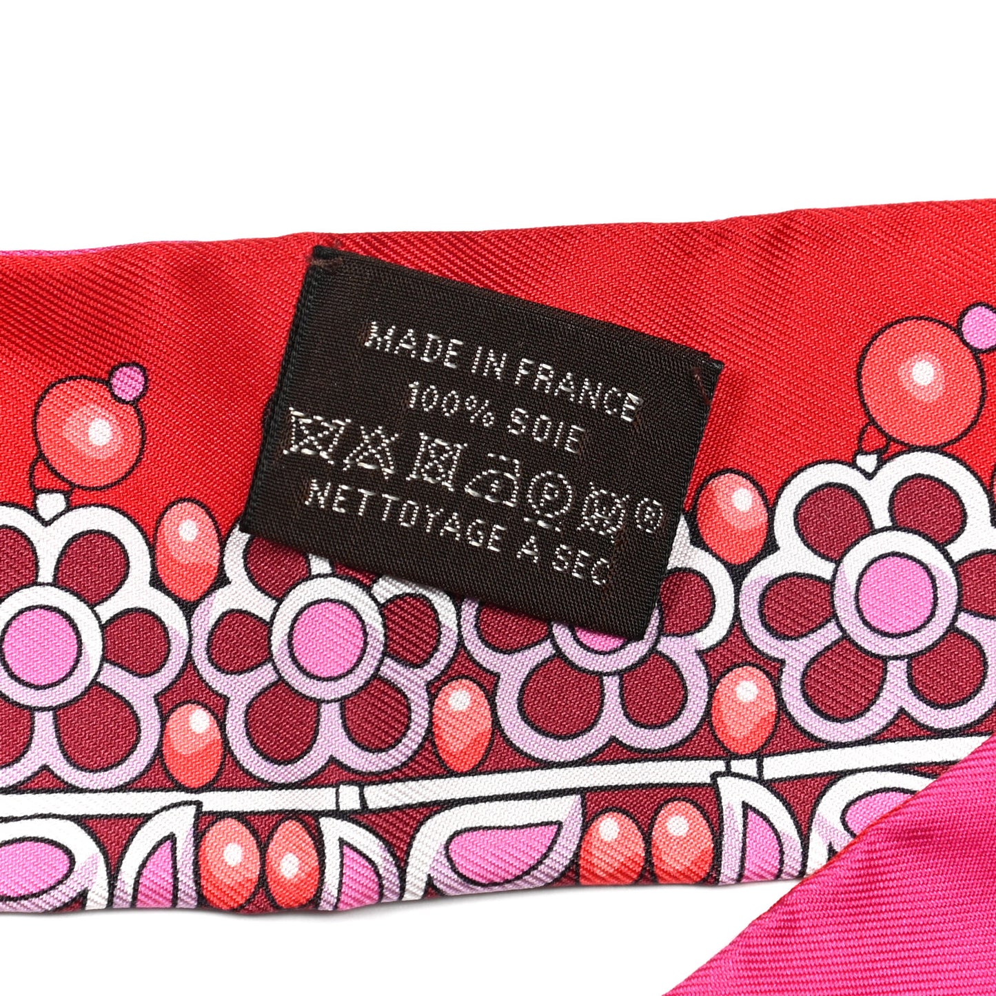 Silk Parures Des Maharajas Twilly Fuchsia Parme Rouge
