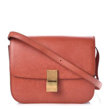 Celine Natural Calfskin Medium Classic Box Flap Bag Brick 1 of 19