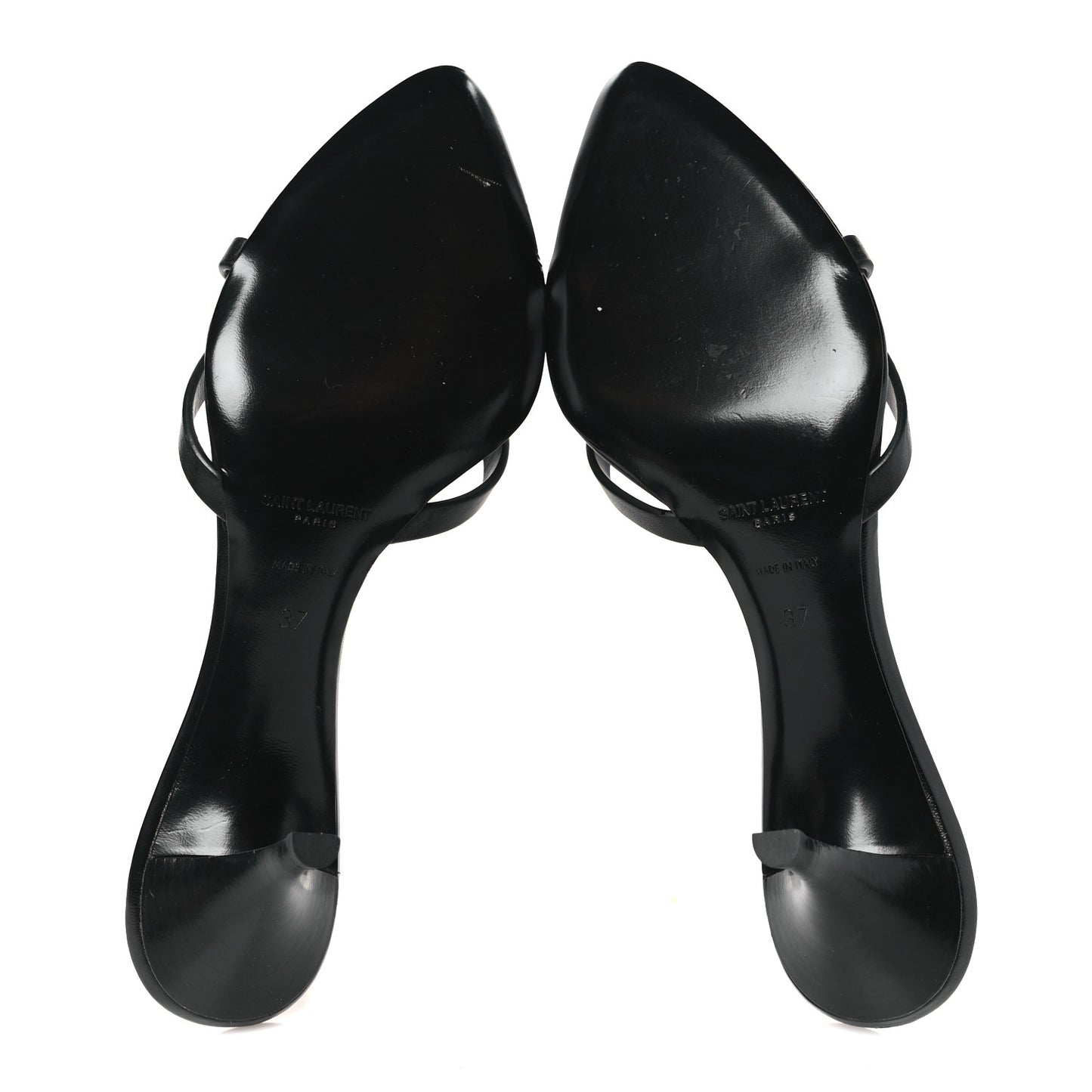 Calfskin Carla 60 Mule Sandals 37 Black
