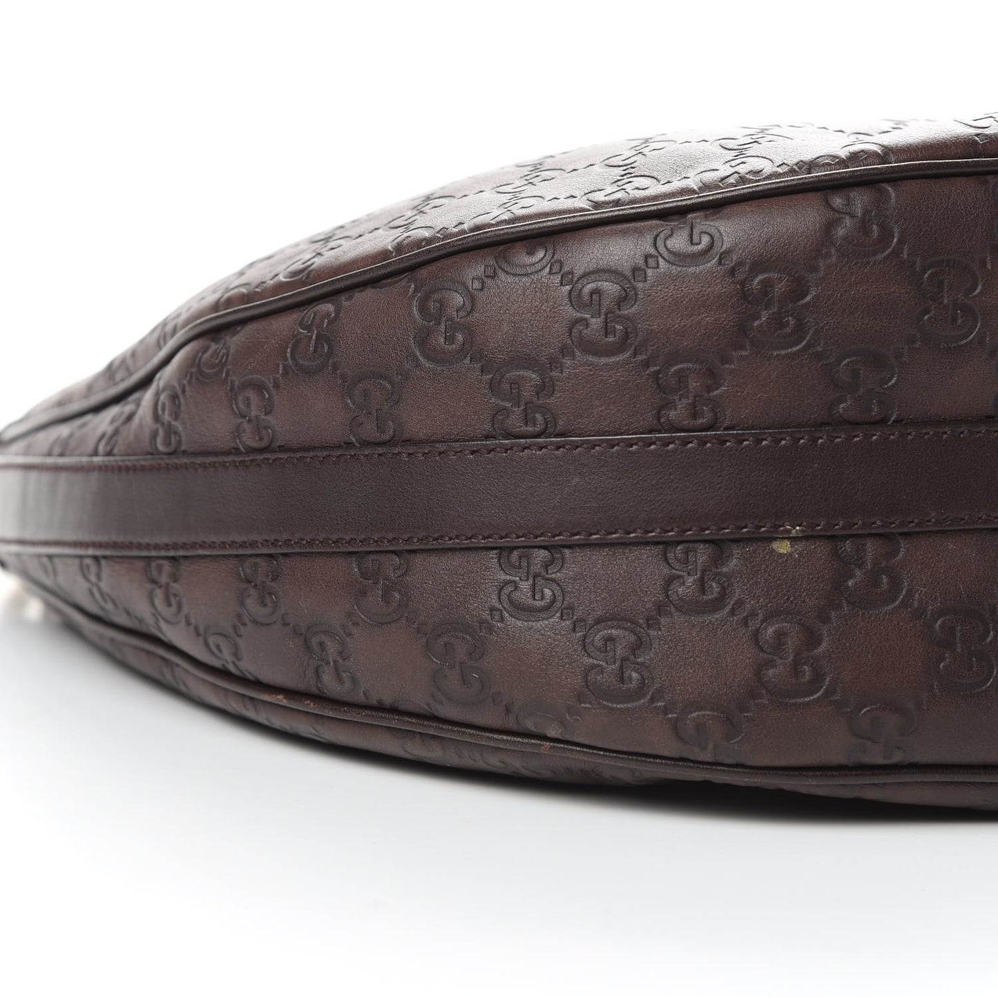 Guccissima Medium GG Twins Hobo Dark Brown
