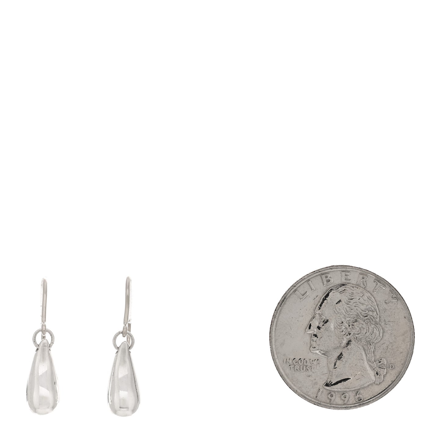 Sterling Silver Elsa Peretti Teardrop Earrings