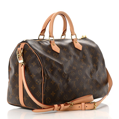 Louis Vuitton Monogram Speedy Bandouliere 35 3 of 16