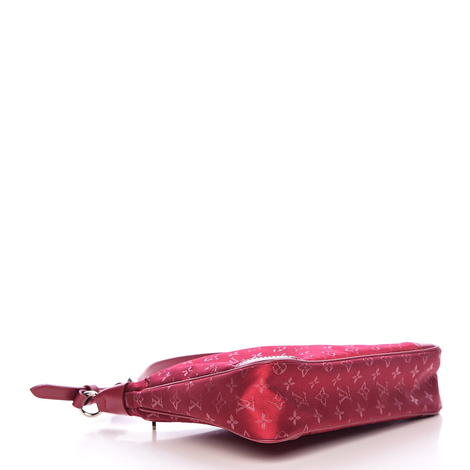 Louis Vuitton Satin Monogram Little Boulogne Red 4 of 10