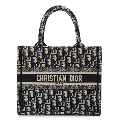 Christian Dior Oblique Small Book Tote Blue Multicolor 1 of 15