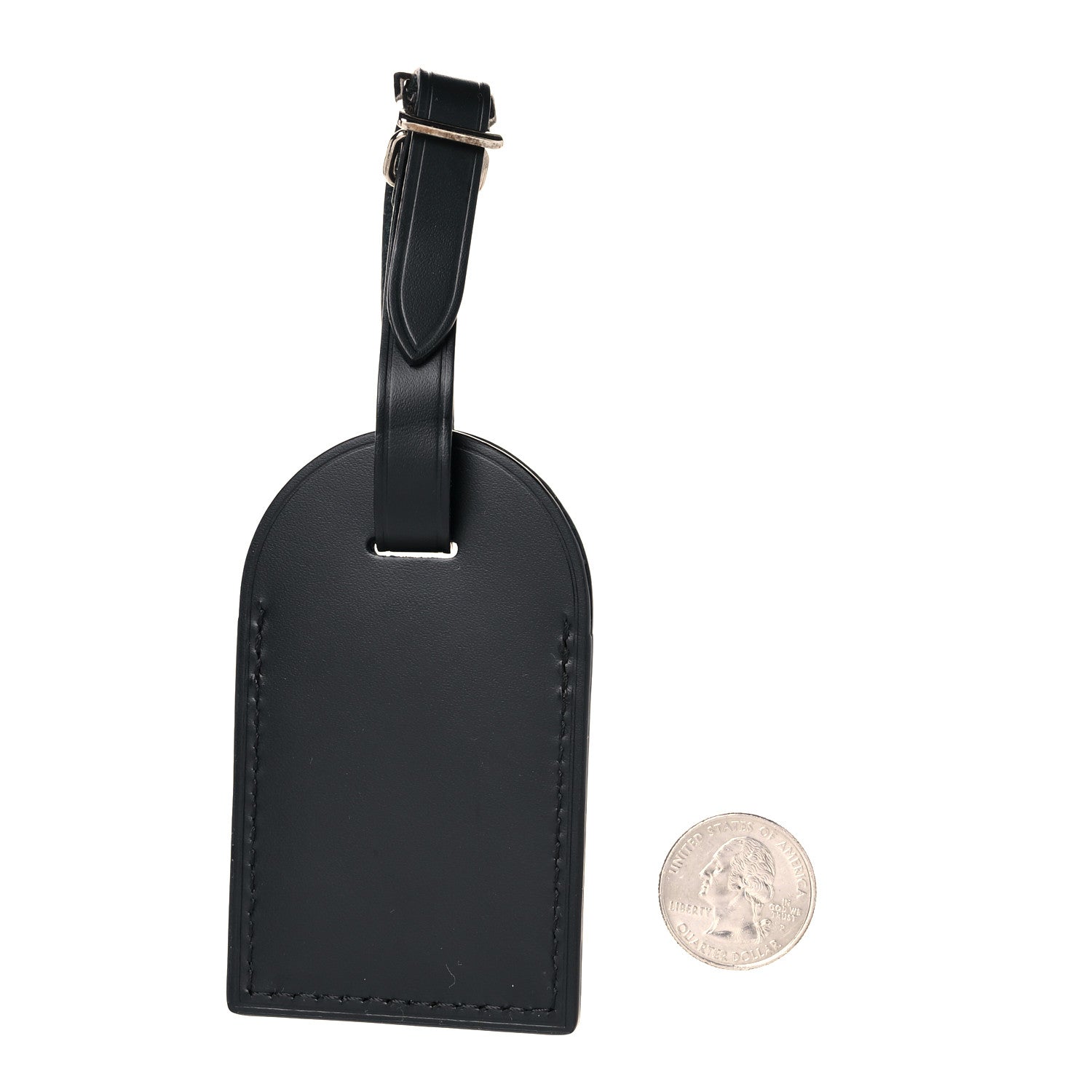 Louis Vuitton Calfskin Vivienne Luggage Tag Black 2 of 4