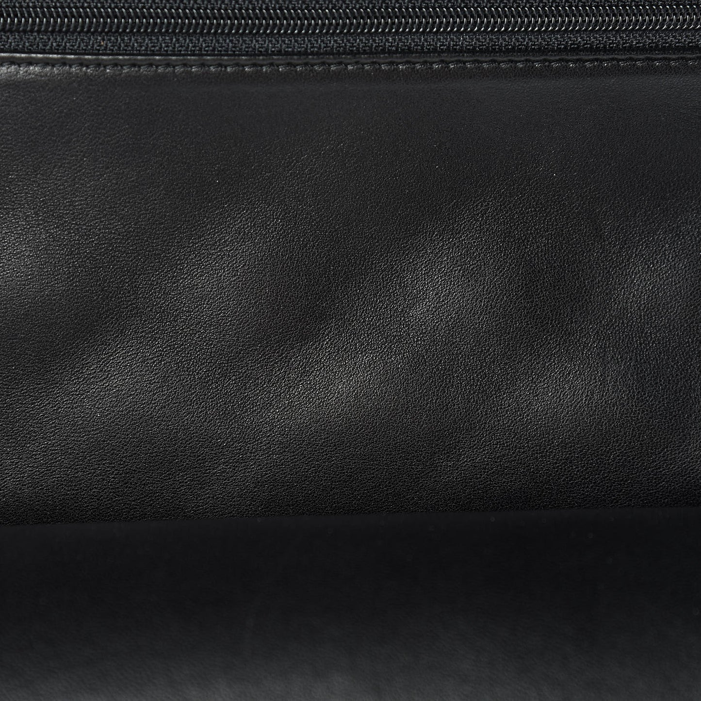 Lambskin Quilted Jumbo Double Flap Black