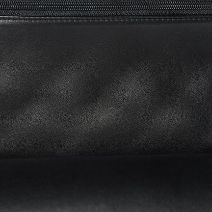 Chanel Lambskin Quilted Jumbo Double Flap Black 12 of 13
