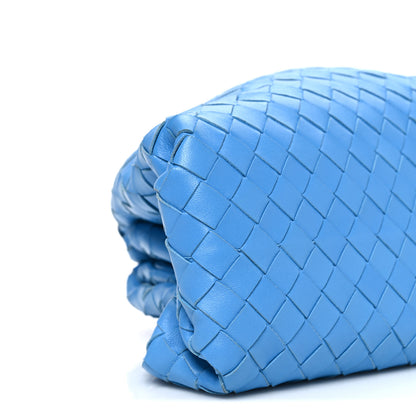 Bottega Veneta Nappa Maxi Intrecciato The Pouch Oversized Clutch Swimming Pool 10 of 11