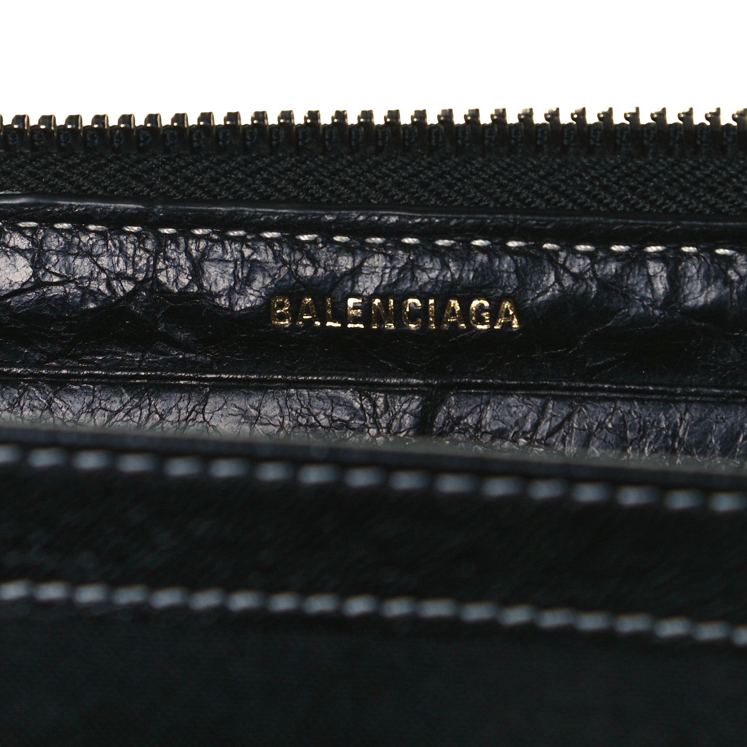 Balenciaga Agneau Arena Logo Multicolor Print Bazar Continental Zip Around Wallet Black Multicolor 7 of 10