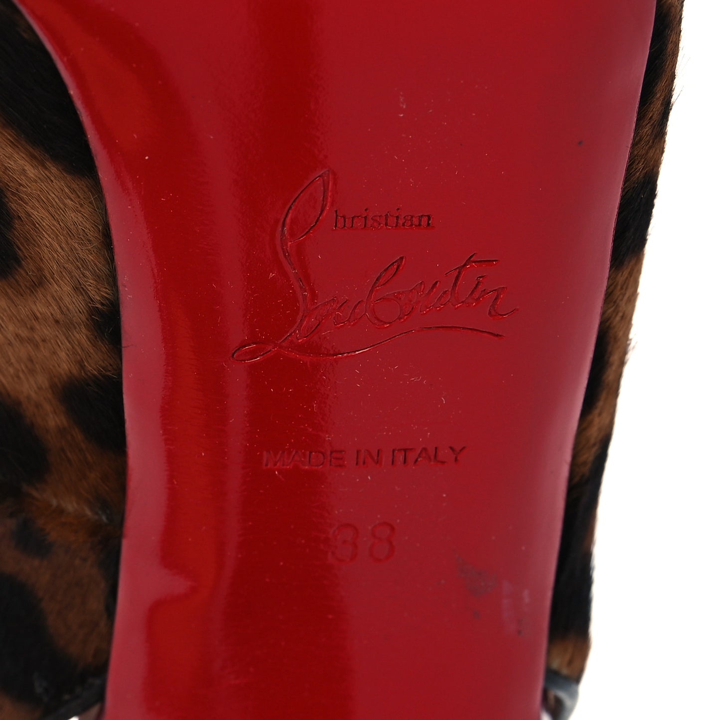 Calf Hair Leopard Very Prive 120 Pumps 38