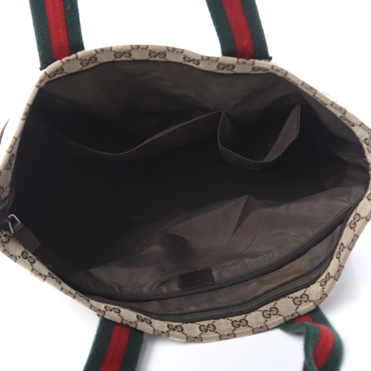Gucci Monogram Web Large Diaper Tote Brown 6 of 20