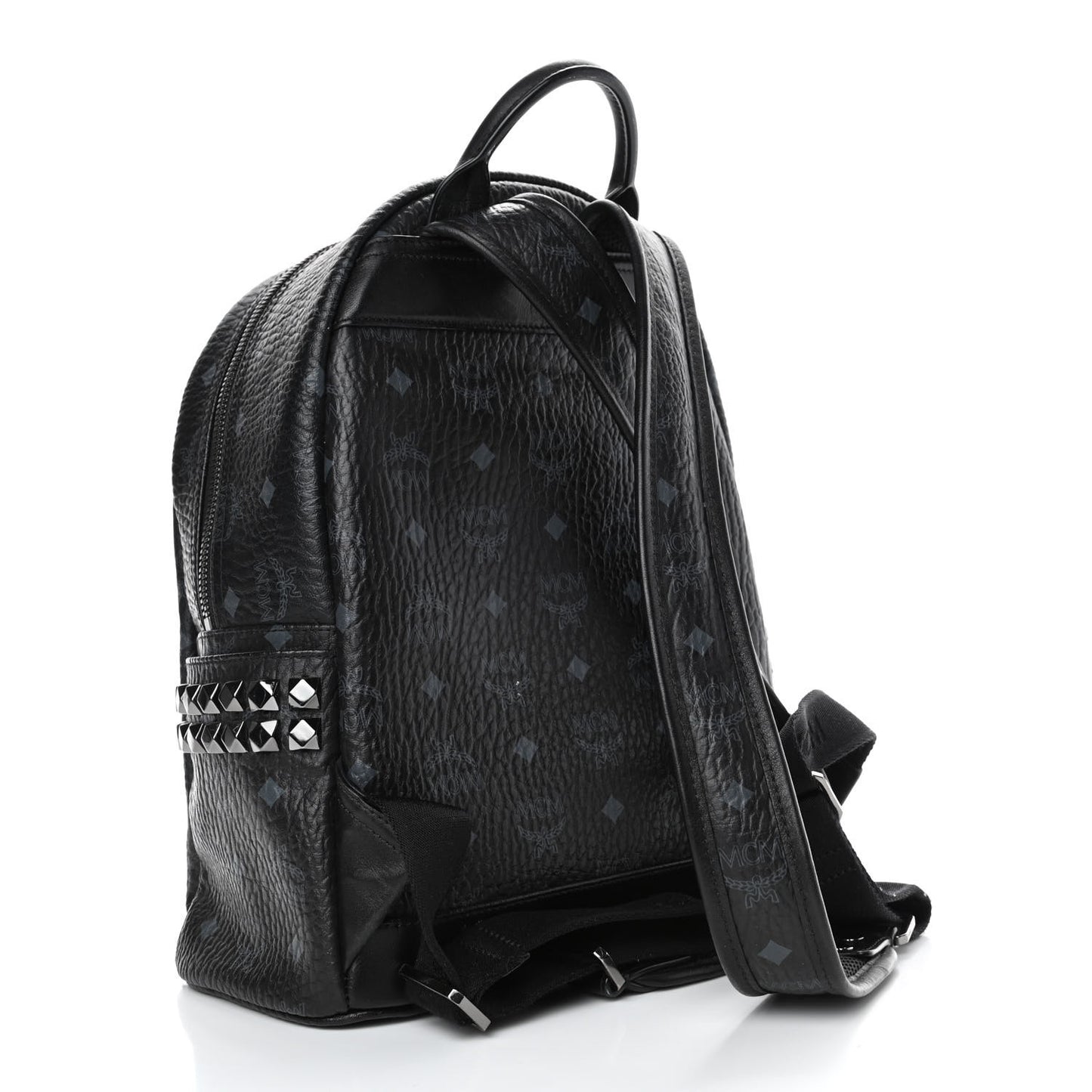 Visetos Small Side Stud Stark Backpack Black