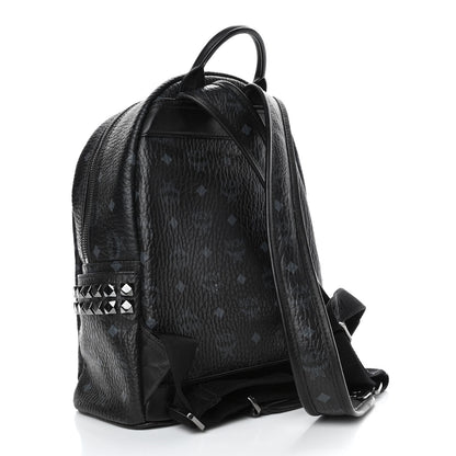 MCM Visetos Small Side Stud Stark Backpack Black 2 of 5