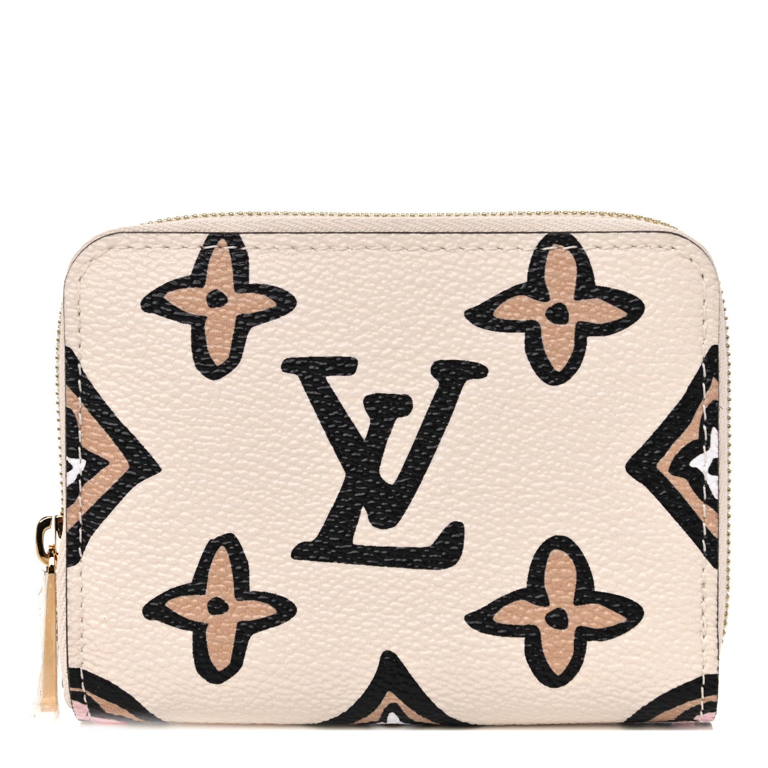 Louis Vuitton Monogram Giant Wild At Heart Zippy Coin Purse Creme 1 of 7